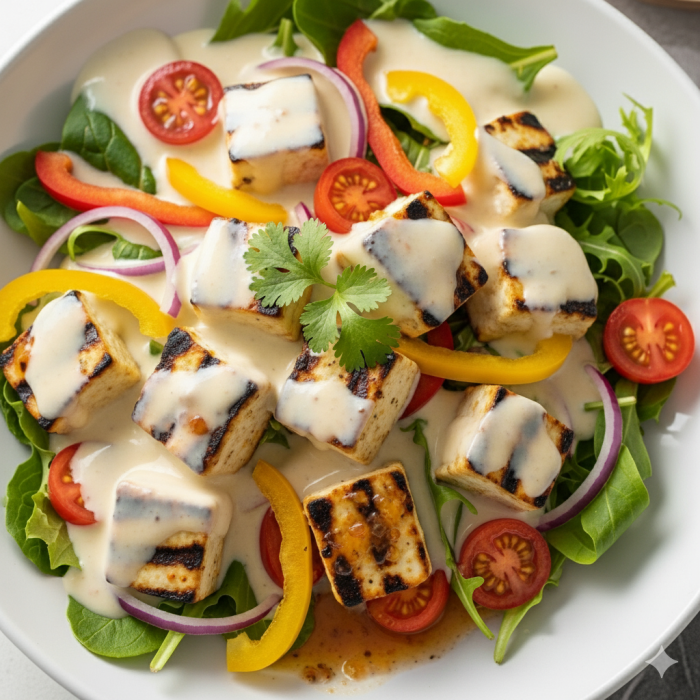 Smoky Paneer Salad